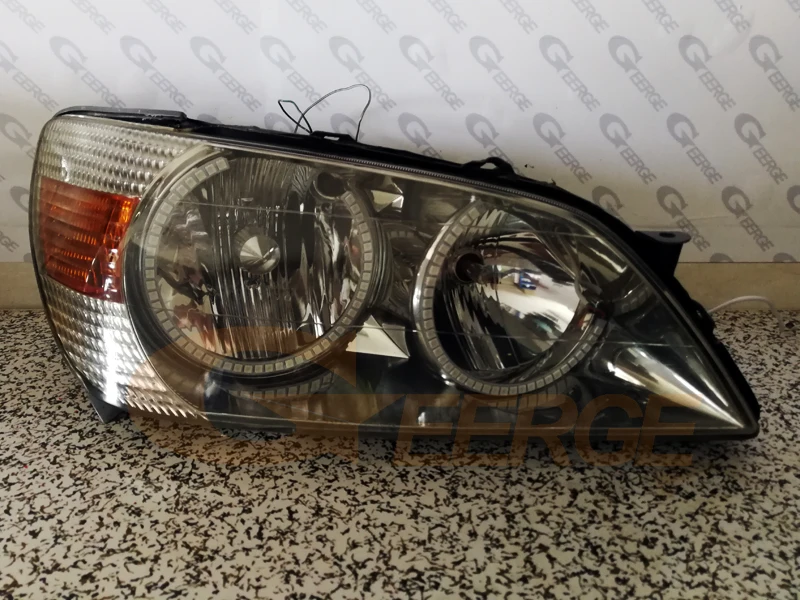 For Lexus IS200 IS300 IS 200 300 Toyota Altezza RF Remote BT App Multi Color Ultra Bright RGB LED Angel Eyes Kit Halo Rings