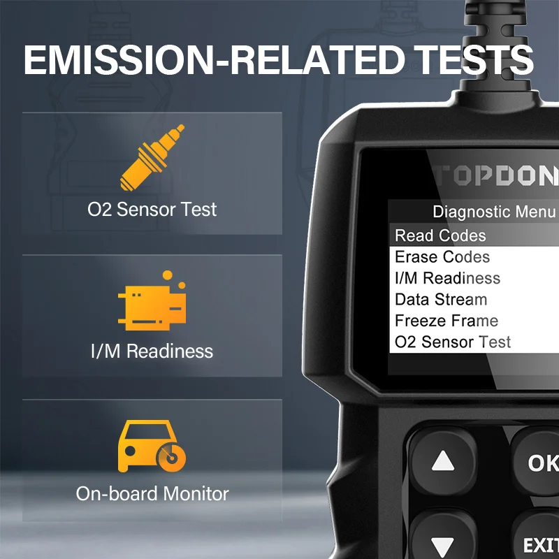 Topdon AL300 OBD2 Scanner For Car Code Reader Automotive Diagnostics Tool Engine Analyze On-board Monitor Test Auto Scan Tool