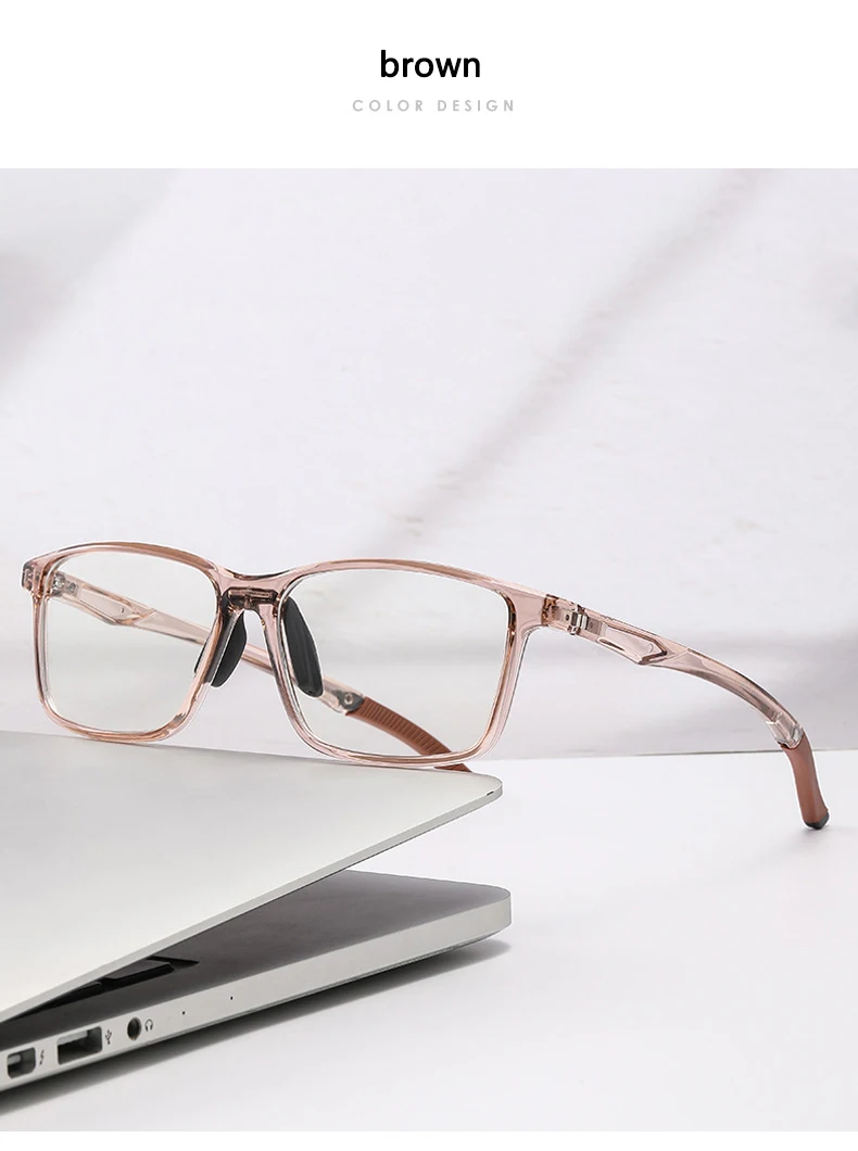 Photochrome progressive multifokale Sport-Lesebrille mit Blaulichtfilter für Nah- und Fernsicht 6065 – Detail 9