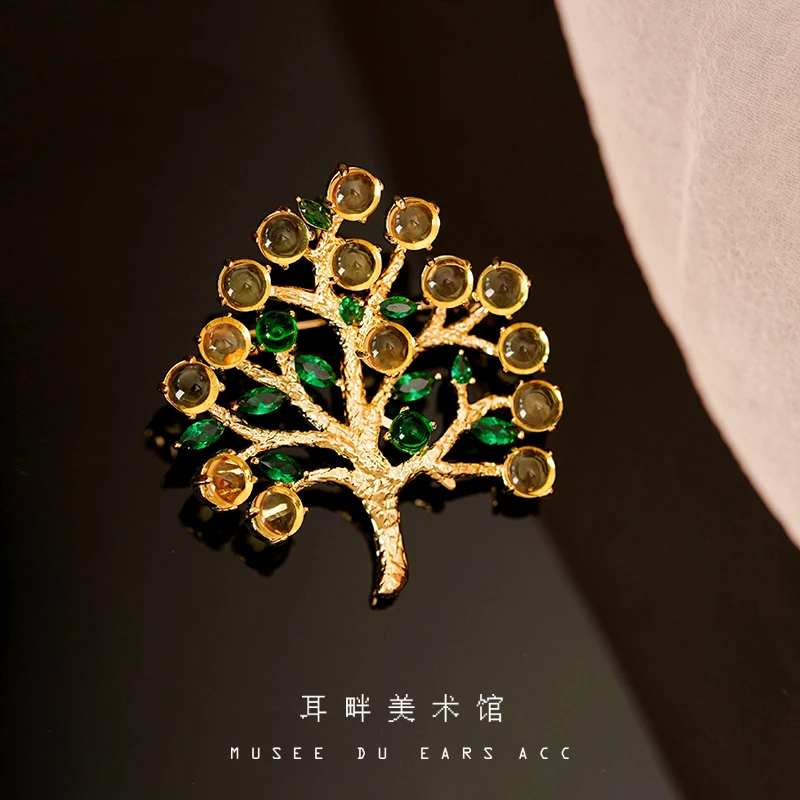 Tree of life exquisite big tree light luxury high-end temperament niche design corsage