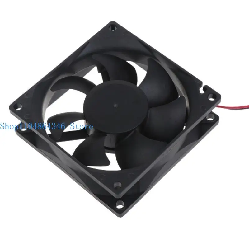 

652F 5V 12V 24V for DC Brushless High Speed Cooling Fan 80x80x25mm 2Pin Connector Coo