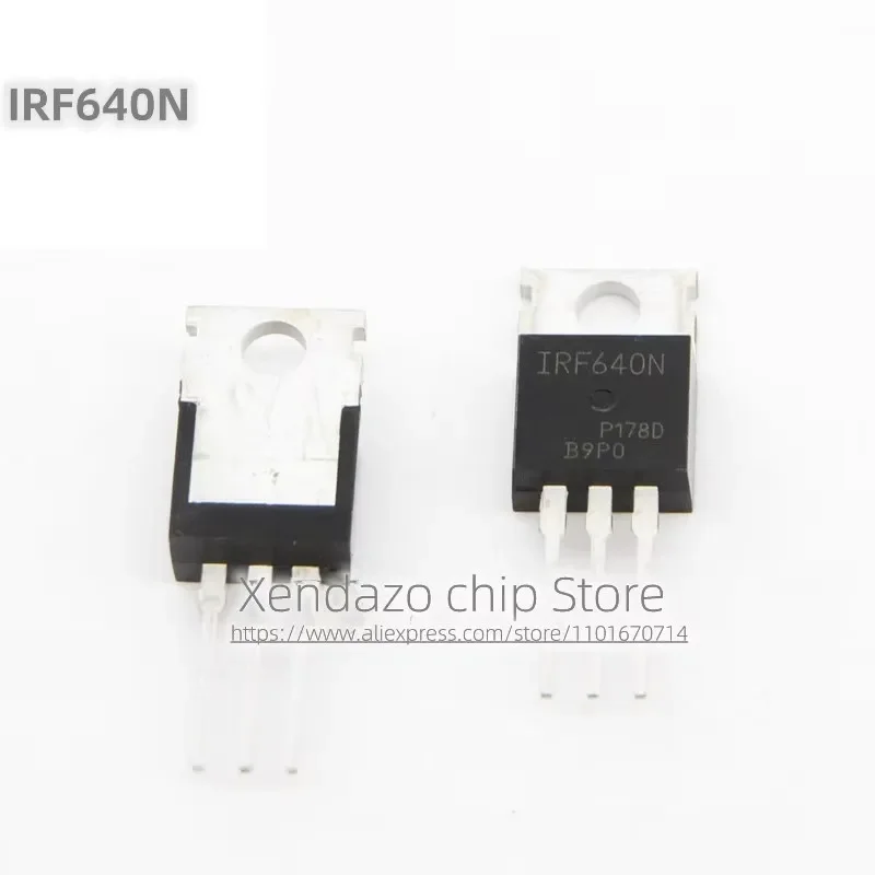 10pcs/lot  IRF640NPBF IRF640N 640N TO-220 package 200V 18A N-Channel MOS tube