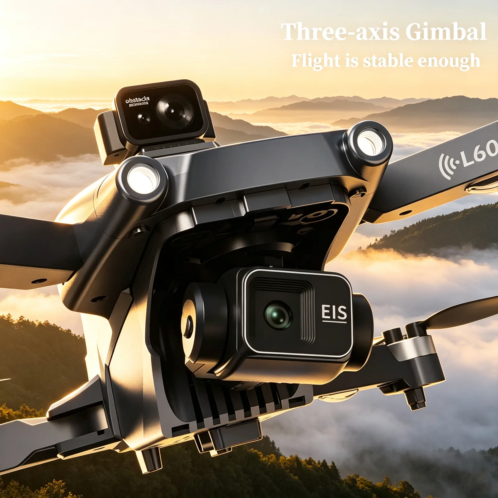 L600-2 PRO MAX GPS Drone 8K Pr - Drone Gimbal 2 Axis ulasan dan harga