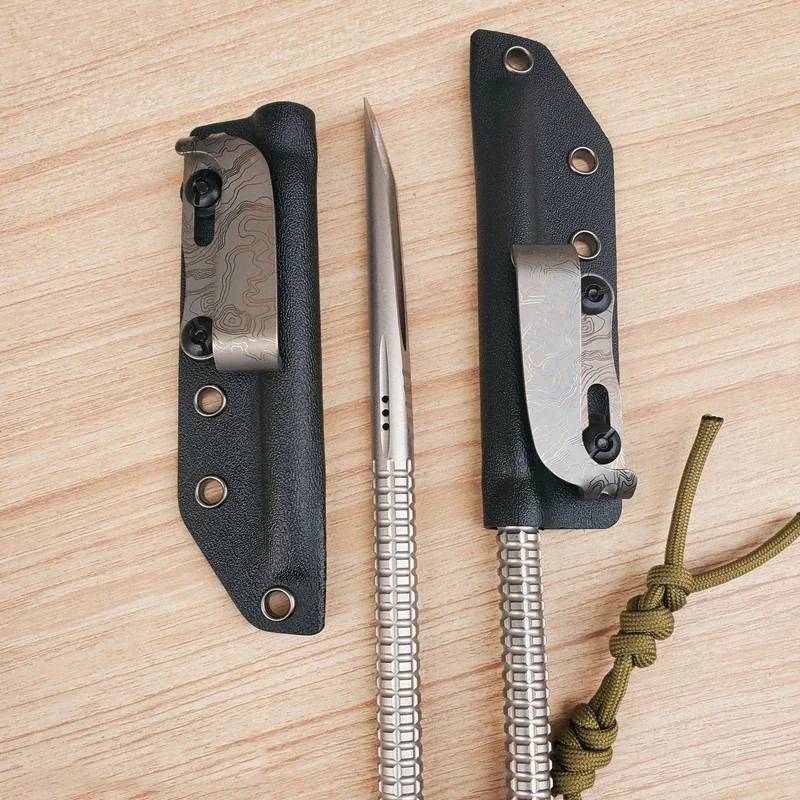 Imagem -05 - Edc Titanium Alloy Crowbar Ferramentas Multifuncionais Ferramentas Manuais Engrenagem de Acampamento ao ar Livre