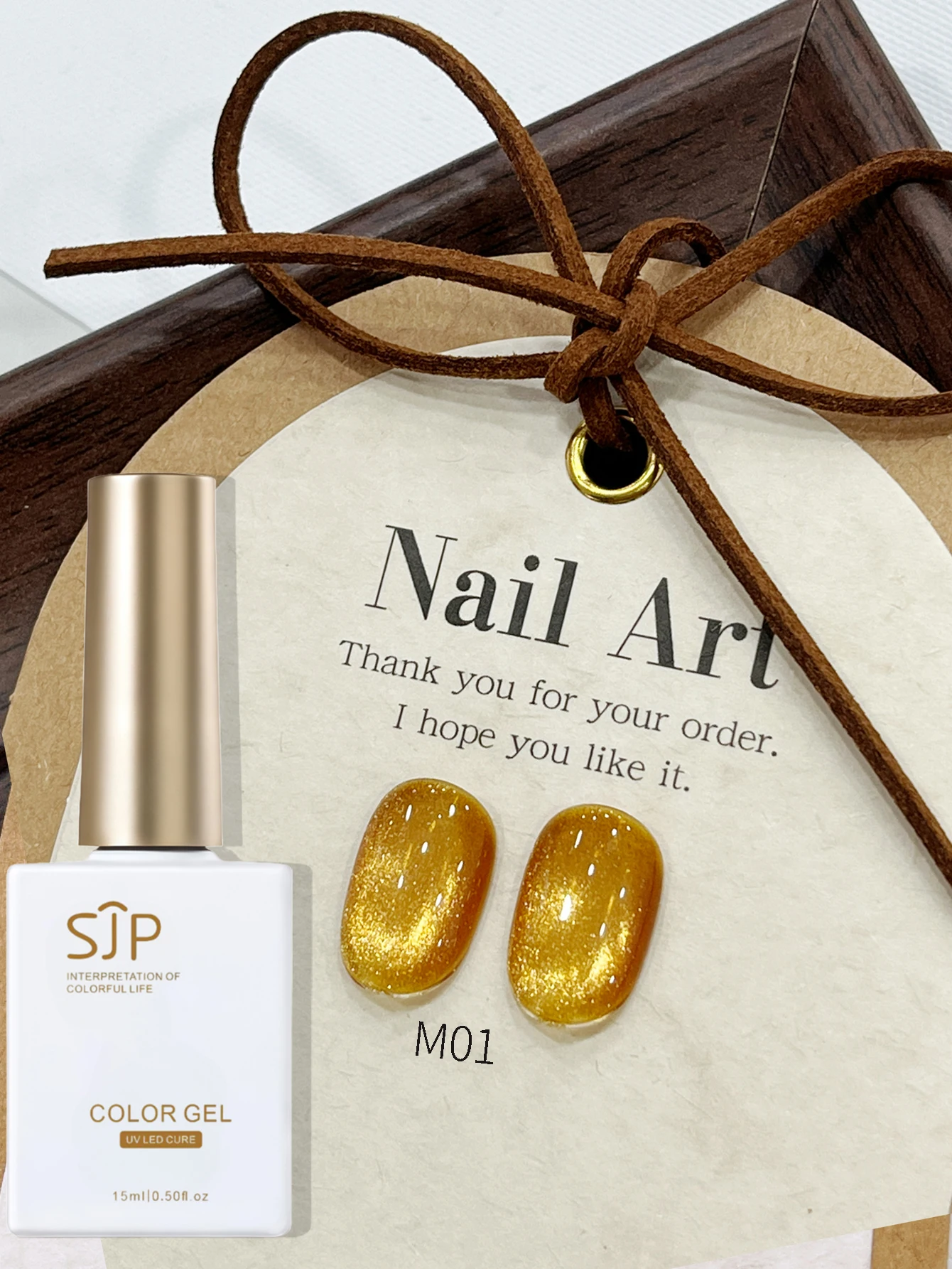 15 ml bernsteinfarbener Diamant-Katzenaugen-Nagellack, UV-Nagelgel, Nagelkunst, Maniküre-Charm, geeignet für Halloween