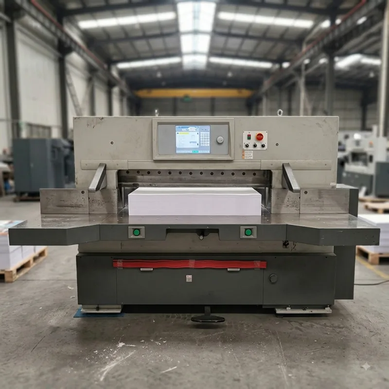 2200M Program-Controlled Hydraulic Cutter Trimmer Paper Cutting Machine Touch Screen