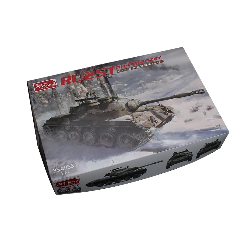 Amusing Hobby 35A055 RU251 1/35 Ru251 Spähpanzer Tank Scale Model Kit