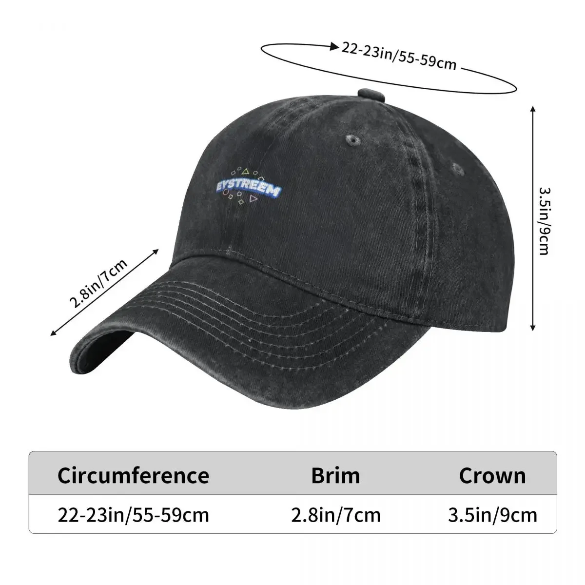 eystreem Baseball Cap Uv Protection Solar Hat Cosplay Luxury Man Hat Luxury Cap Mens Caps Women's