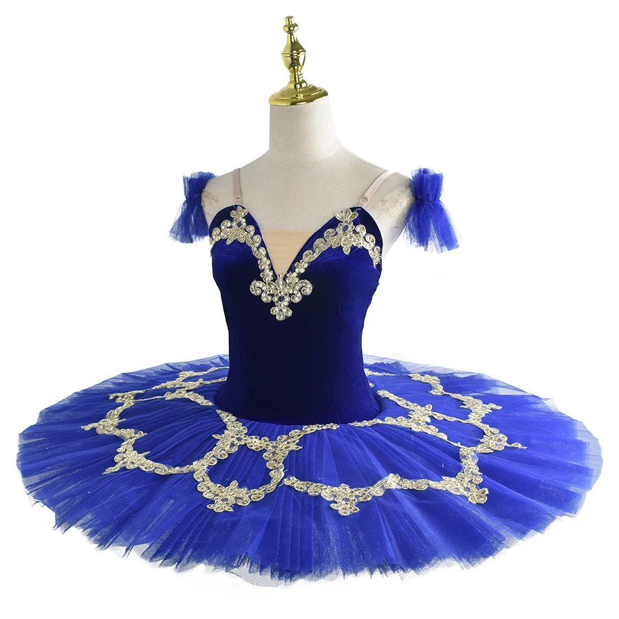 الأزرق الاطفال الكبار المهنية الباليه توتو راقصة الباليه فستان الأميرة في سن المراهقة الفتيات بحيرة البجع ملابس رقص ملابس الطفل الباليه الزي