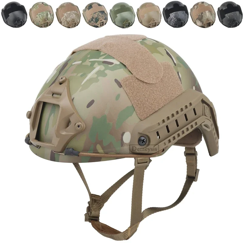 

Outdoor Tactical Helmet Airsoft Fast MH Type Paintball CS Game Combat Protective Helmets with NVG Mount