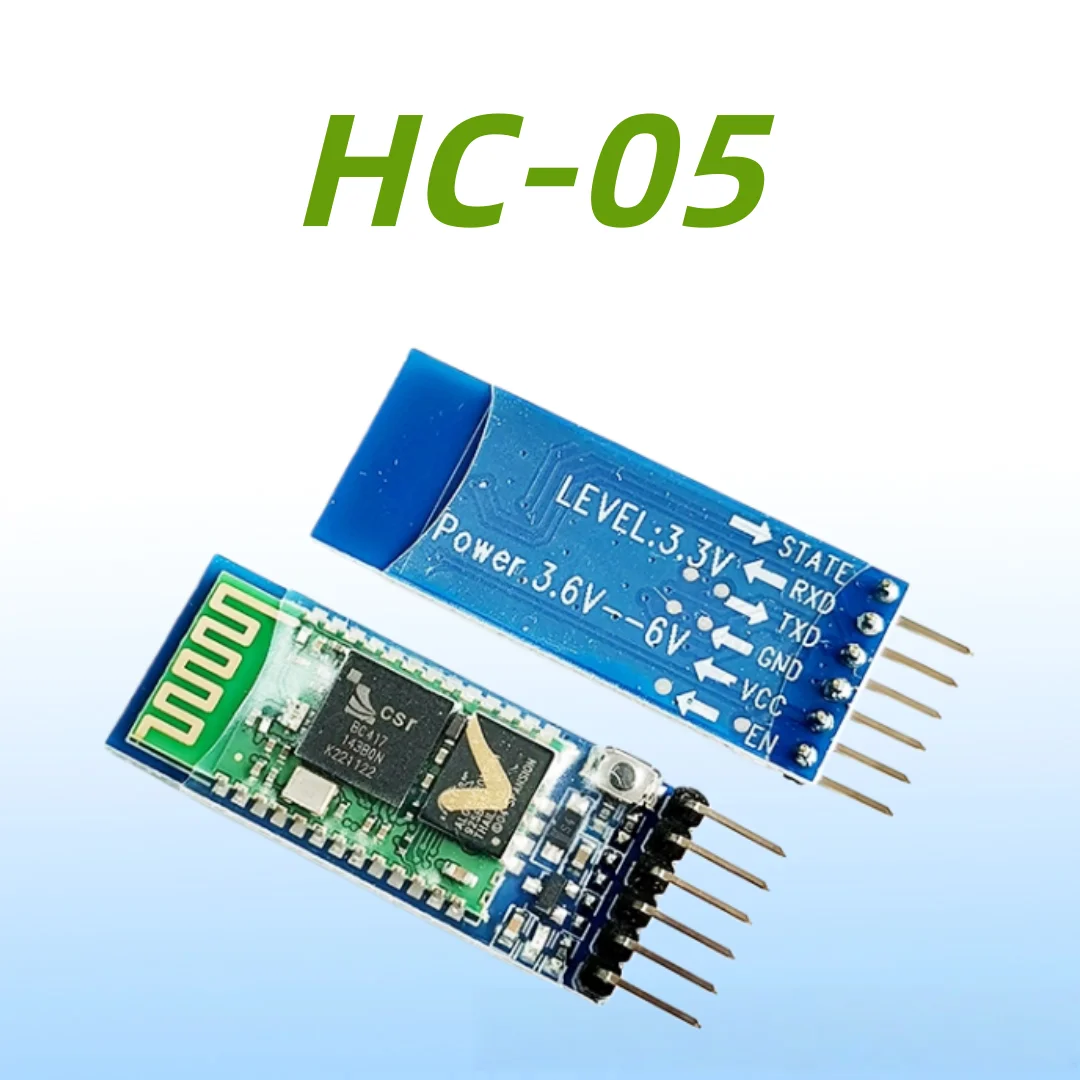HC-05 and HC-06, for Arduino, Are Master-Slave 6-Pin / 4-Pin Anti-Reverse Integrated Bluetooth Serial Pass-Through Modules image 3