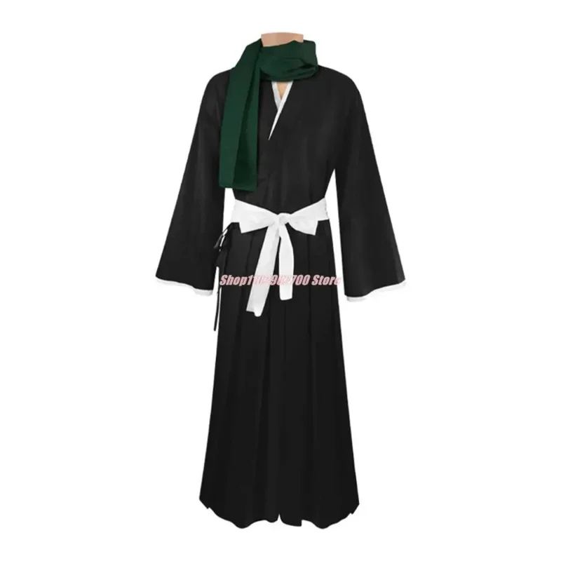 أزياء أنيمي بليتش هيتسوجايا توشيرو التأثيرية أزياء ألف عام لحرب الدم قوس كابتن القسم العاشر وشاح موحد أسود