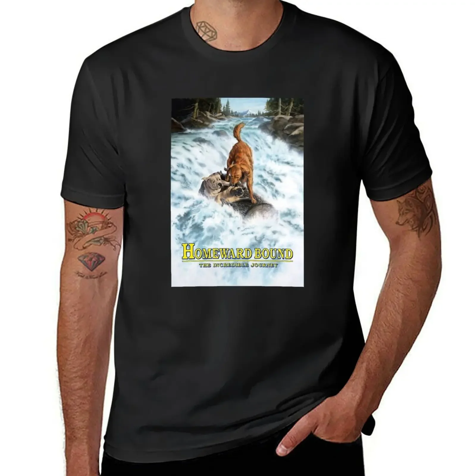 

Homeward Bound The Incredible Journey T-Shirt baggy shirts men clothes