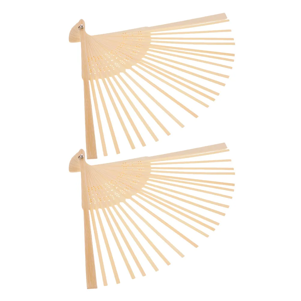 

Набор из 2 складных вееров-заготовок с деревянной рамкой для самостоятельного изготовления, в старинном китайском стиле, для вечеринок, ручная работа