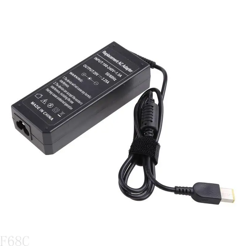 

F68C Original Replace 65W 20V Power Adapter For X1 Carbon E431 E531 S431 T440s T440 X230s X240 X240s G500