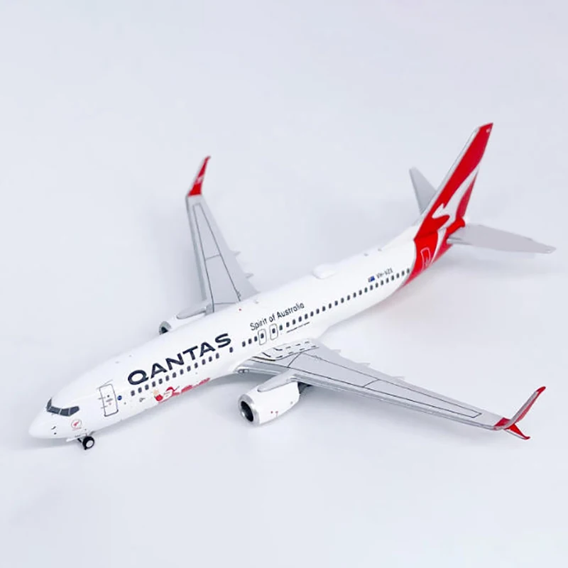 دييكاست 1:400 مقياس سبيكة Qantas B737-800 VH-VZX نموذج طائرة كلاسيكي الانتهاء ثابت جمع حلية هدية العرض