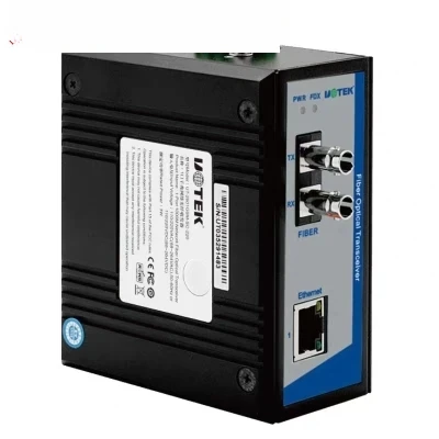 UT-2601GSM-SC-220 Гигабитный оптоволоконный трансивер с 1 оптическим и 1 электрическим источником питания 220 В, одномодовый двухволоконный