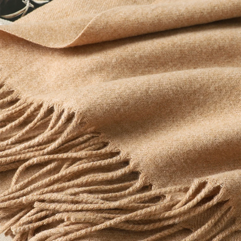 New Winter Shawl Scarves Wrap 2025 Design Cashmere Scarf Women Warm Fashion Pashmina Femal Poncho Neckerchief Echarpe Bandana