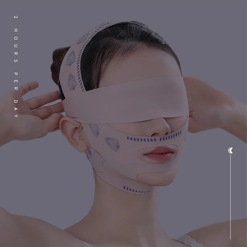 1 قطعة الذقن الخد التخسيس ضمادة الخامس المشكل رفع قناع الوجه رفع الخامس خط تشكيل ضمادة المضادة للتجاعيد الوجه ضمادة