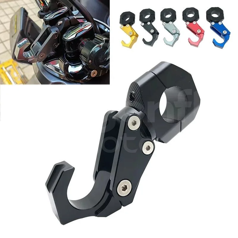 

Motorcycle Luggage Helmet Double Hook Aluminum Mount Motorbike Scooter Helmet Holder Bag Hook Hanger For BMW For HONDA ADV350