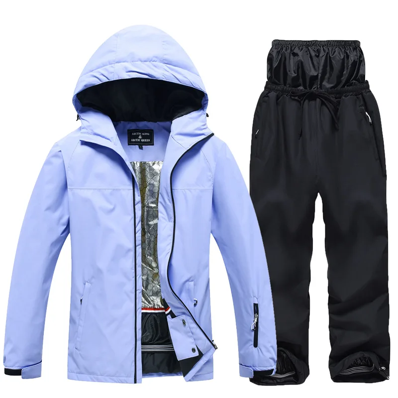 Tuta da sci per uomo e donna, abbigliamento da snowboard, set caldi per esterni, giacche e pantaloni impermeabili, abbigliamento invernale, costumi da neve