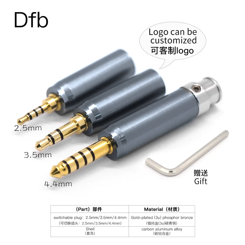 Dfb HB  Alterable plug Modular plug, Switchable socket plug Replaceable plug 4.4 3.5 2.5 female seat hakugei