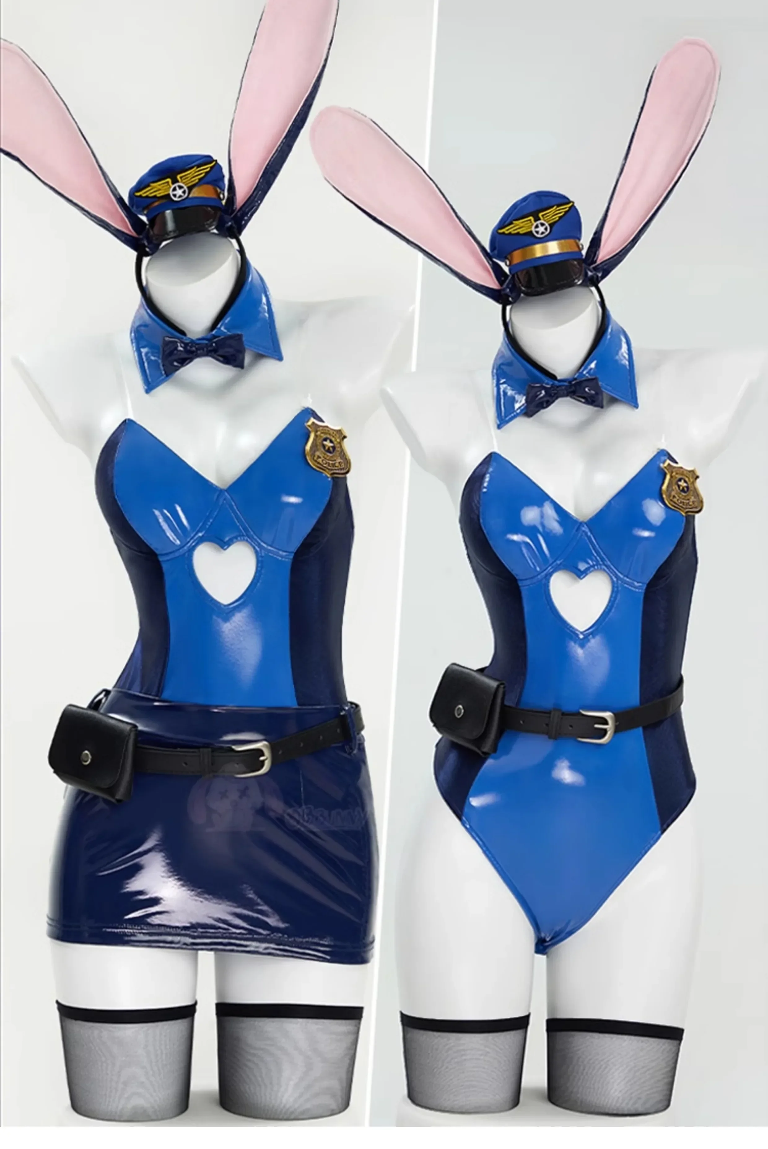 

Zoo cos topia Judith Laverne Hopps Cosplay Costume Bunny Girl Jumpsuit Halloween Carnival Party Outfit Women HCos