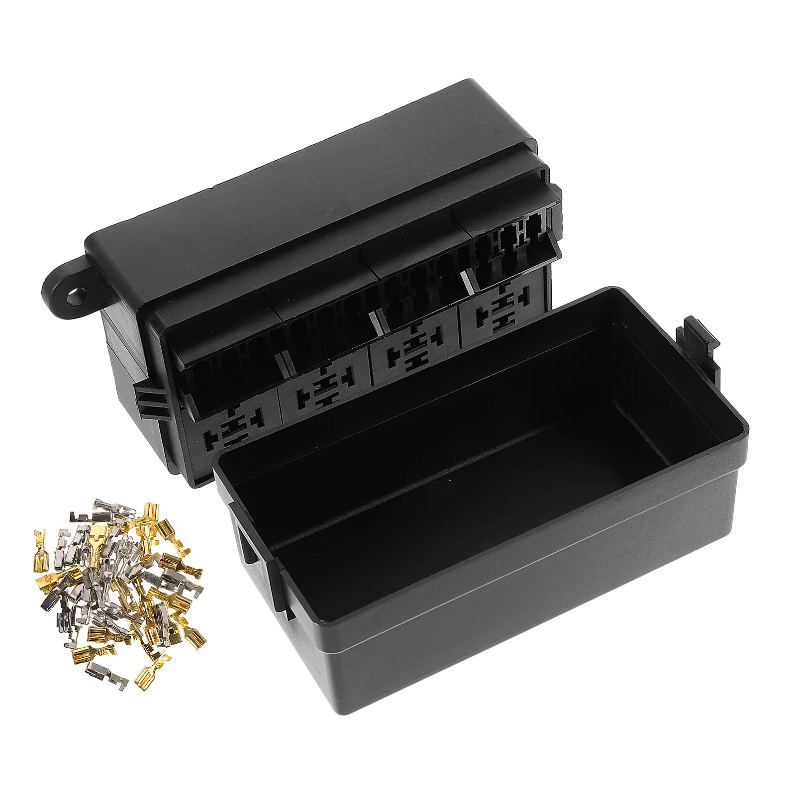 Automotive Relay Multiway Fuse Holder Box Universal Block Boxes Ashtray for Diffuser Record Player