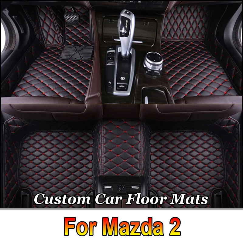 

Для Mazda 2 2012 2011 2010 2009 2008 2007 автомобильные коврики аксессуары для интерьера кожаные ковры украшения Стайлинг запчасти продукты