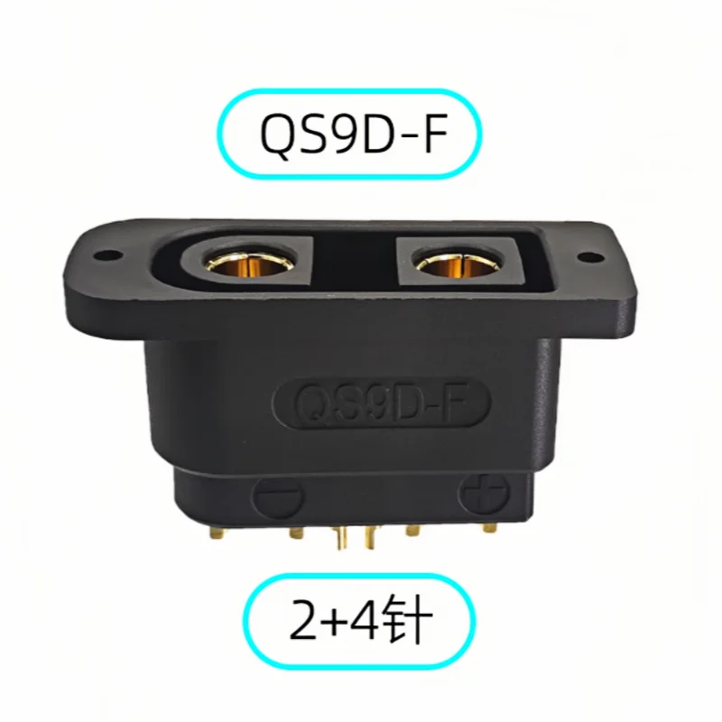 QS9D-F High-Current Lithium Battery Energy Storage Model, Aircraft Charging Port, Female Anti-Spark Power Plug and Socket
