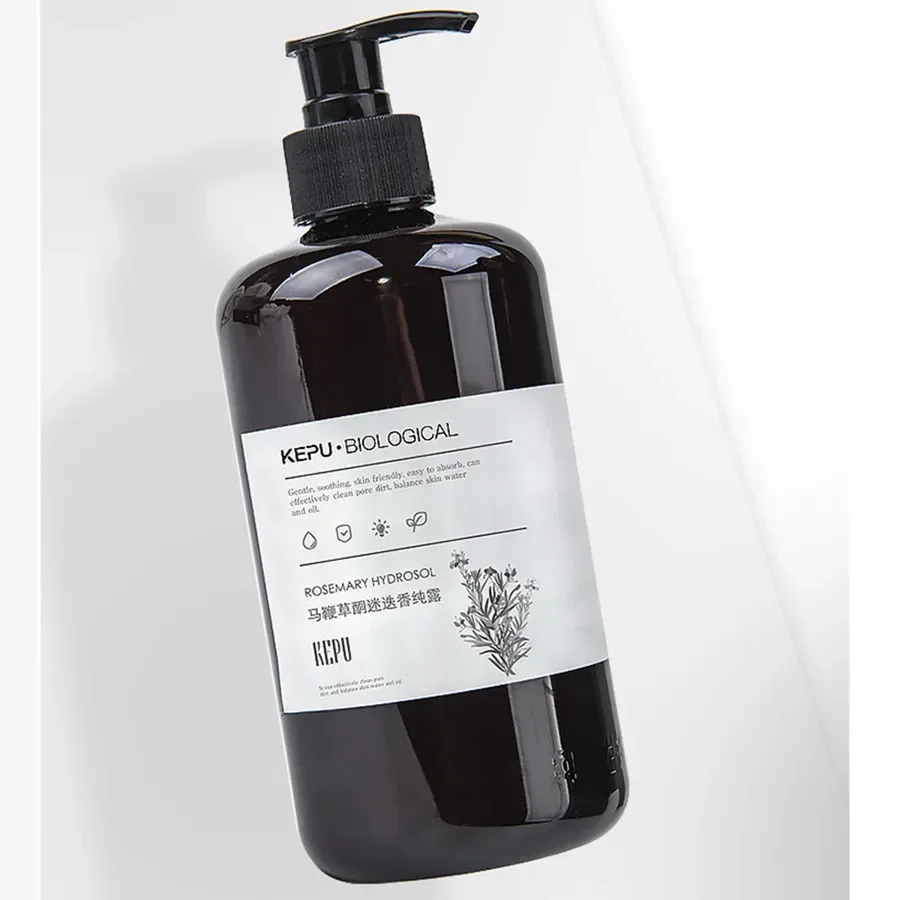 Rosemary Toner Lotion Pore Firming Lifting Acne Removing 500ml Skin Care Big Bottle Beauty Salon Equipments