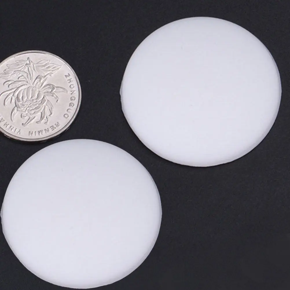 2Pcs Round Door Knob Bumper Pads Self Adhesive Wall Thicken Door Handle Stopper Noise Reduction Cushion
