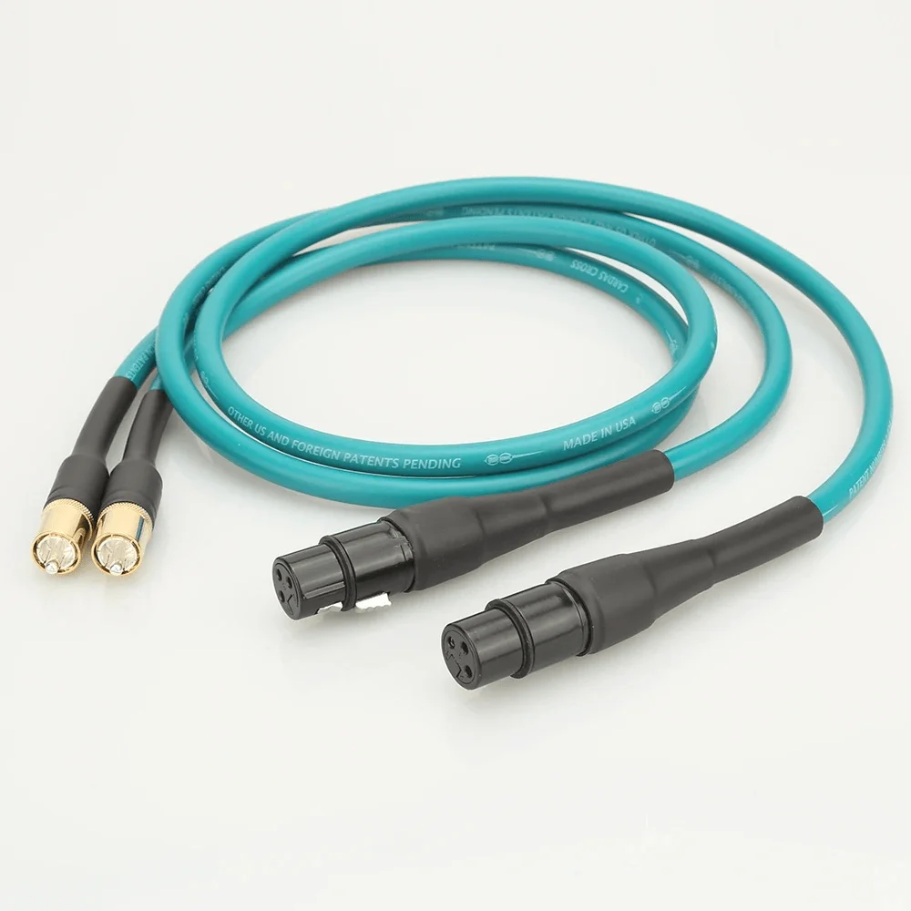 Kabel połączeniowy RCA do XLR, 1 para, XLR do RCA, przewód HiFi z niezbalansowanego na zbalansowany do wzmacniacza, DAC, CD, długość 0,5 m - 3 m — zdjęcie produktu 6