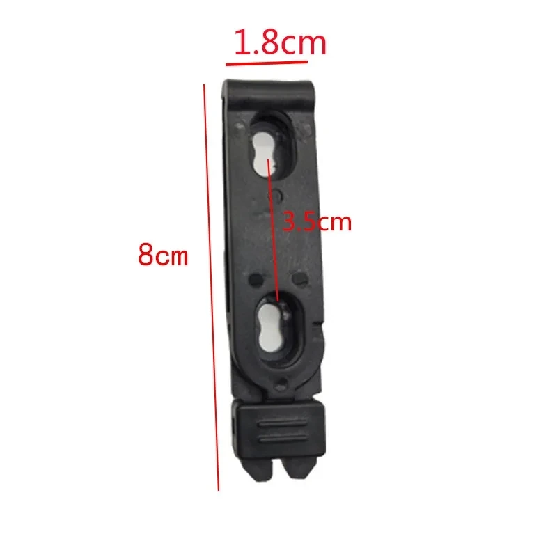 2PCS 4PCS Tactical 9mm Molle Clips Clamp Molle Attachment Soft Shell Magazine Pouch Universal Knife Sheath Back Clips Knife Clip