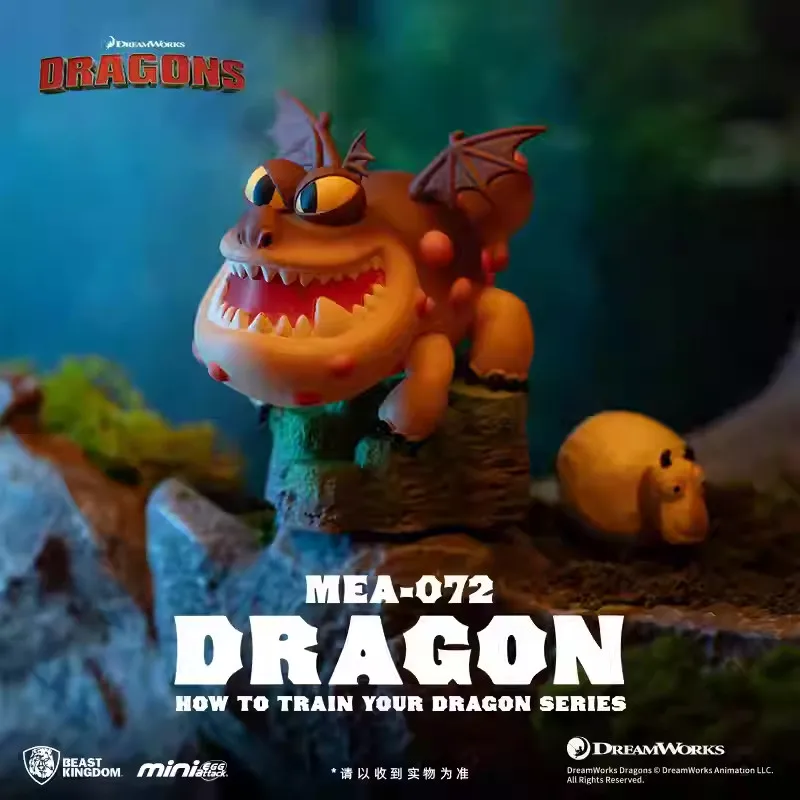 In Stock Genuine BEAST KINGDOM Toothless Night Fury Model Collectible Figure How To Train Your Dragon Desktop Decor Gift Toy view 6