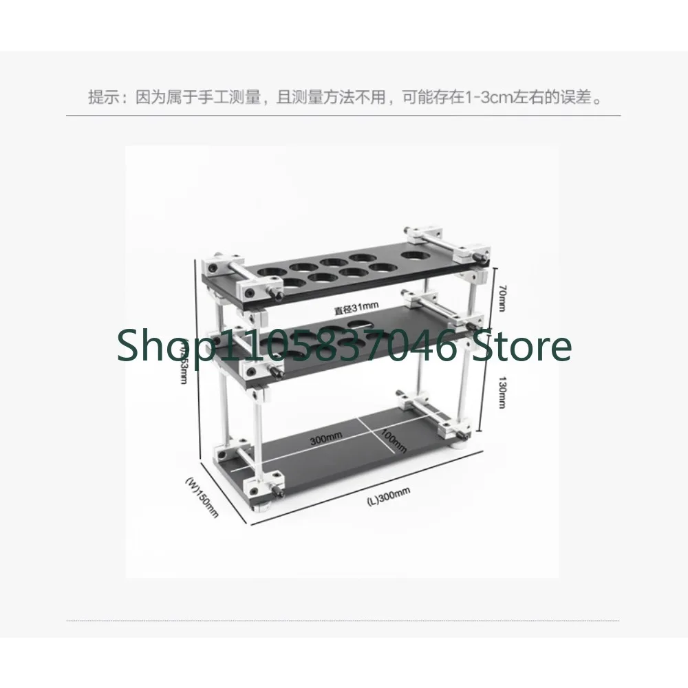 Coffee utensil storage rack, coffee bean sorting bottle, single exhaust display rack, powder hammer, cloth dispenser storage,