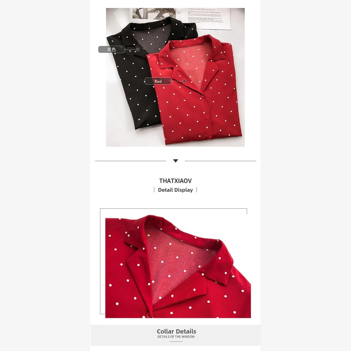 Camicetta lunga da donna autunno inverno Sve Ne Tirt Top da donna Pendolarismo Sle modello a pois rotondi 8-24 anni