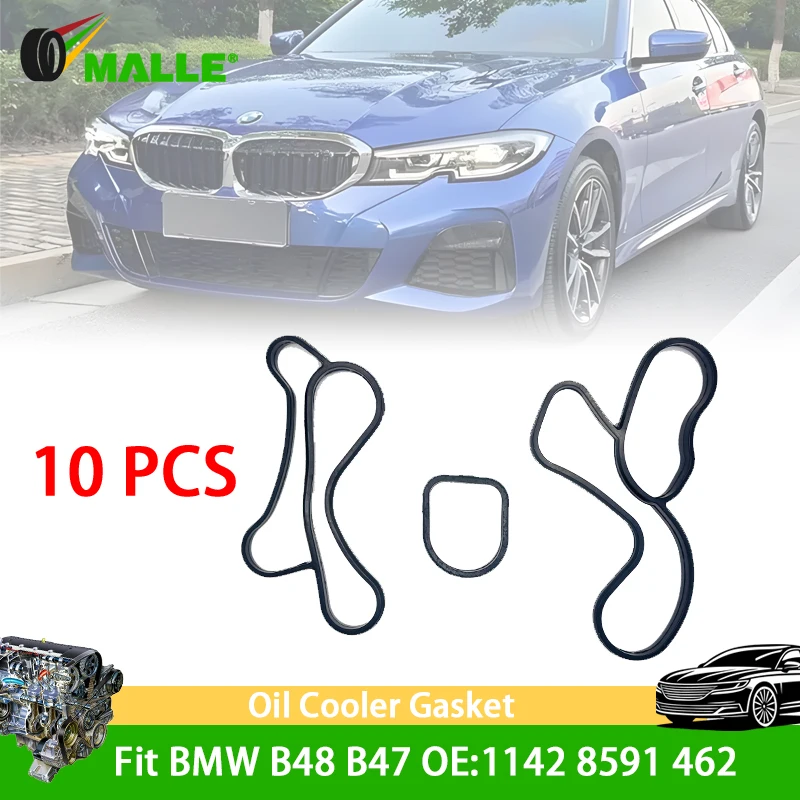 

10X/Lot Automotive Parts Oil Filter Gasket ACM for BMW B48 B38 X1 E84 X3 F25 X4 F26 X6 F16 Replace OE: 11428591462 11428576430