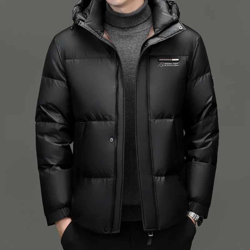 New arrival winter jacket 90% white duck down jackets men,mens fashion thicken warm winter down coat,hooded parkas men L-5XL