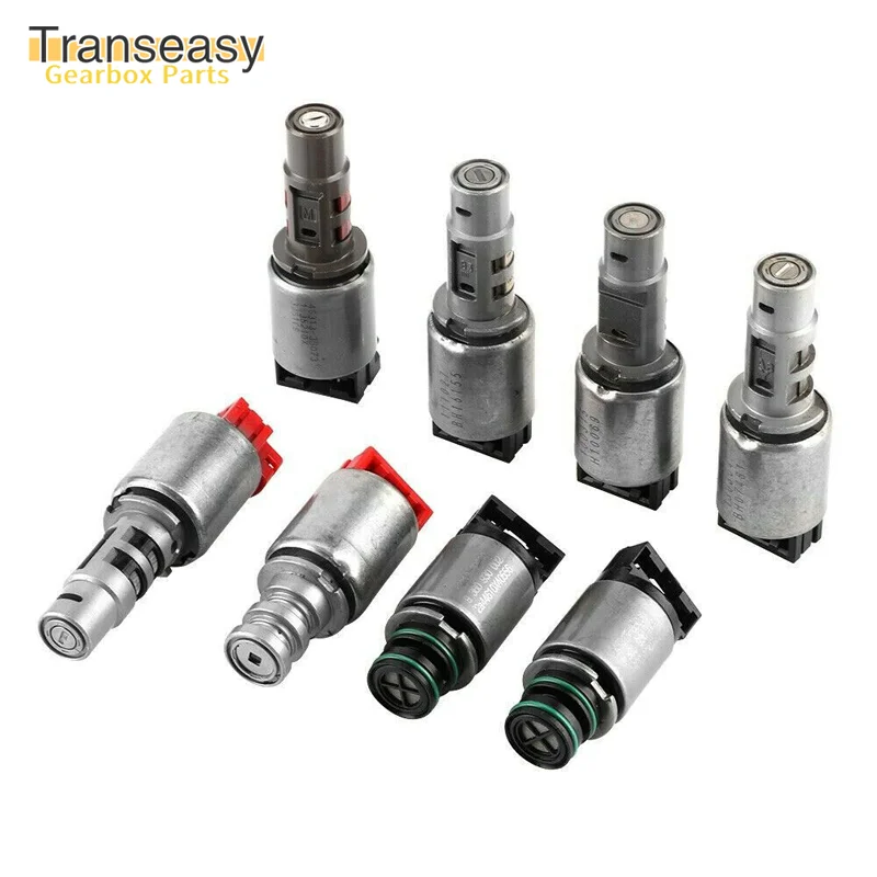 8PCS A6MF1 A6MF2 Auto Transmission Solenoid Valve Kit Suit For Hyundai Kia 2608150 46313-3B000 46313-3B073 463133B075