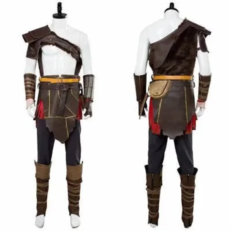 New Anime Kratos Nordic costume role-playing costume armored Spartan battle suit & adult custom Halloween