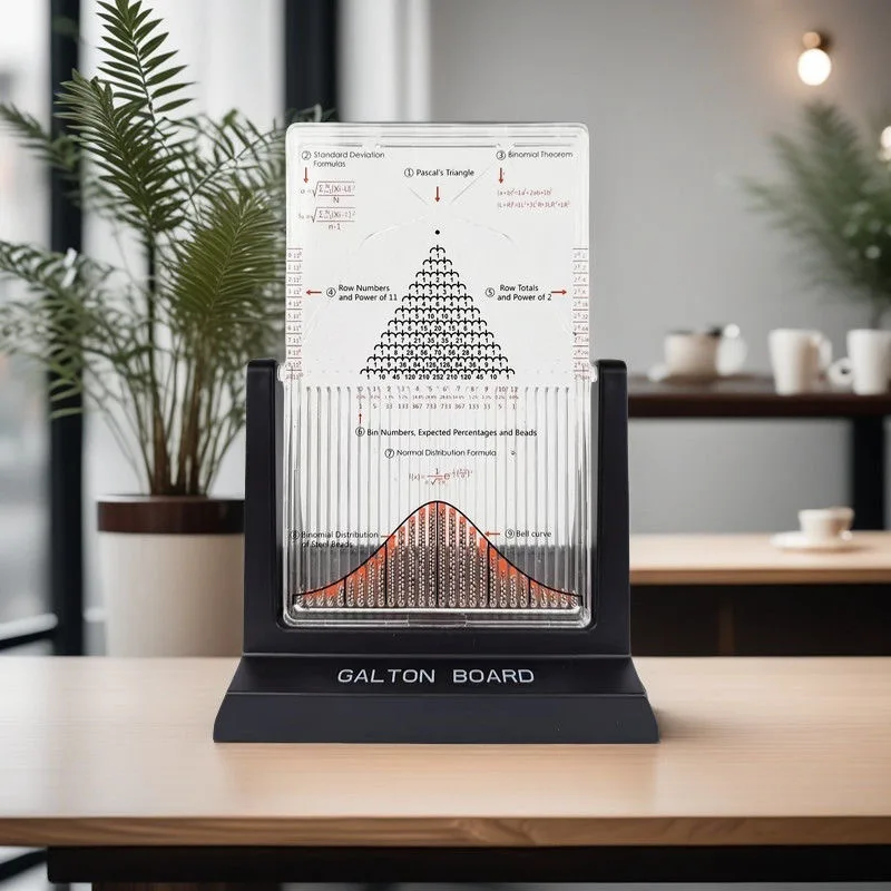 Galton-Platte Normalverteilungsmodell Einfache Tischdekoration Kindergeschenk für Mathematik-Enthusiasten – Detail 3