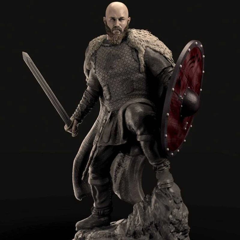 

Viking Legend Resin Figure 85mm Total Height Miniatures Gk Diy Assembled Model Kit Unassembled Diorama Unpainted Statuette Toys