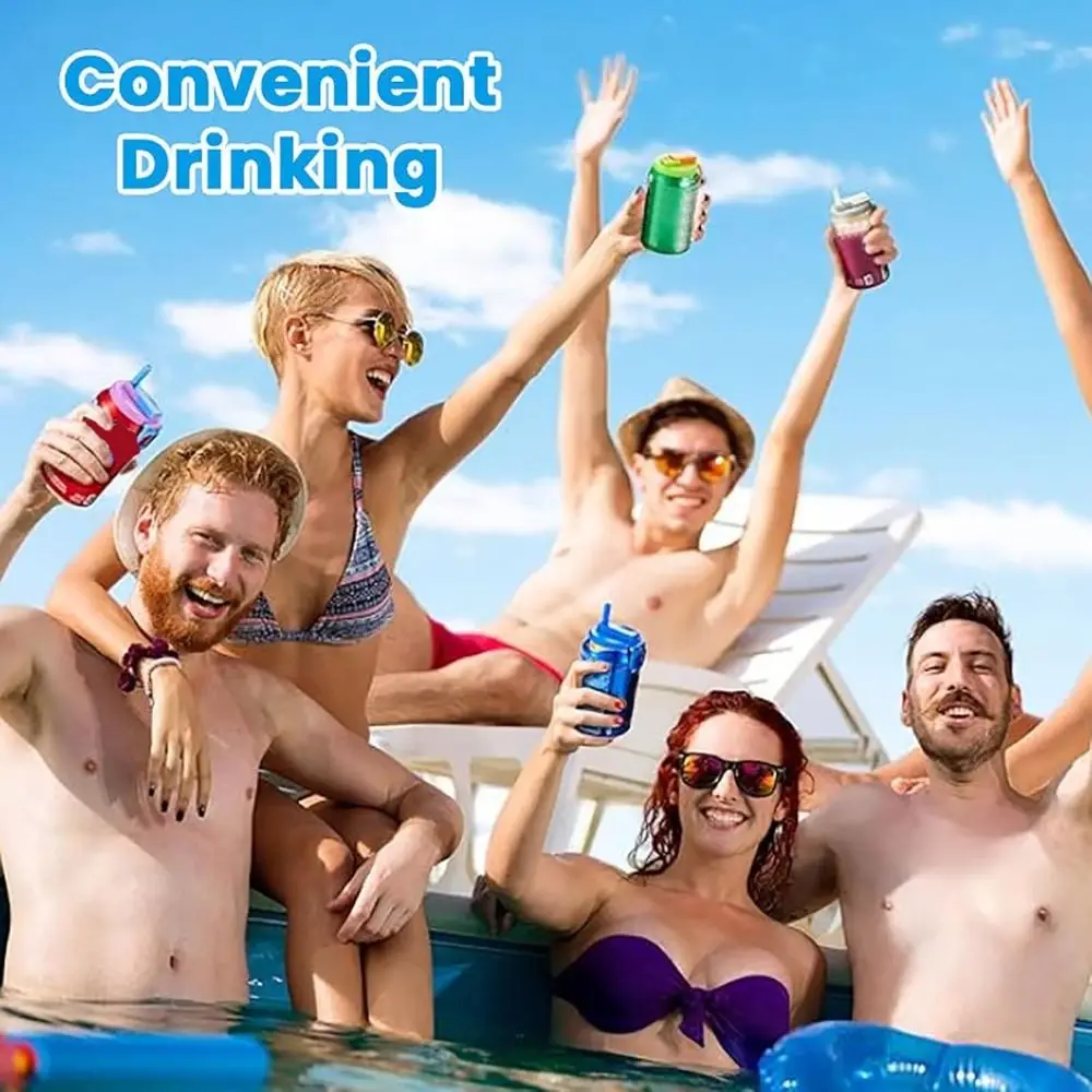 

Plastic Soda Can Lids Replacement Splash Proof Can Covers For Soda Juice Beer Straws Soda ​Can Covers for Canned Beverage