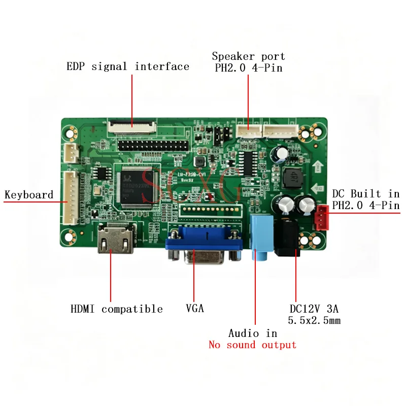 Controller Drive Board Fit LTN173HL01 B173HTN01 B173HAN04 B173HAN01 VGA+HDMI 30Pin EDP 1920x1080 Laptop Matrix 1920*1080 Kit DIY