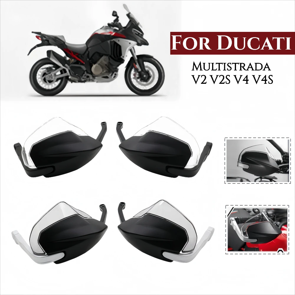 

For Ducati Multistrada V2 V2S V4 V4S 2021-2025 Handguard Handlebar Aluminum Hand Guards Handle Protector Motorcycle Accessories