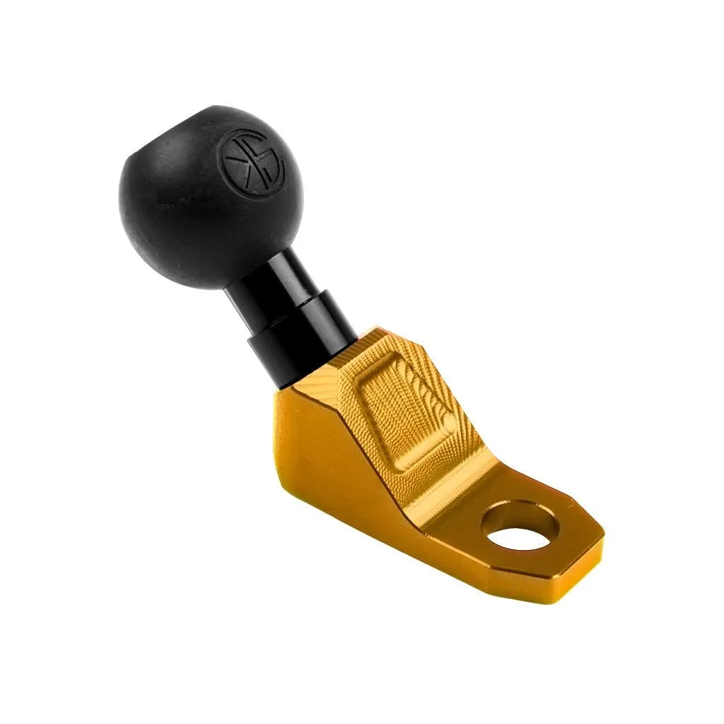 360° Swivel Ball Head Phone Mount for NMAX/XMAX – Mirror Base Mount, Sturdy Holder, Easy Install