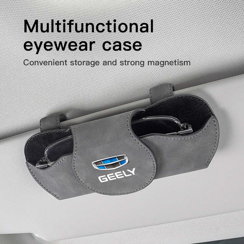 1PCS Car Sunglasses Multi-Function Storage Box For Geely Boyue Haoyue Vision-X3 New emgrand Vision Binyue Emgrand-GS Emgrand-GL