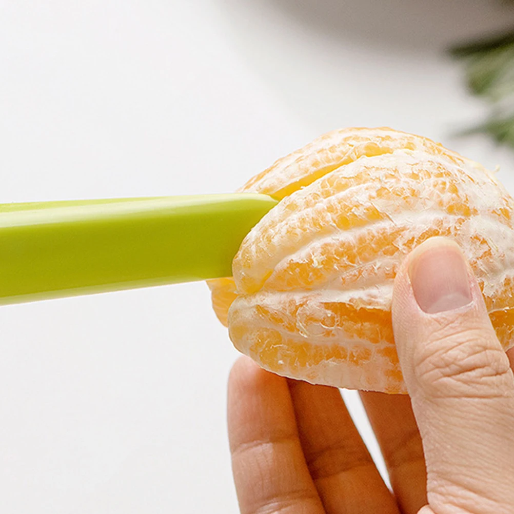 

2Pcs Stainless Steel Orange Peelers Wear-Resistant Household Citrus Openers Convenient Portable Fruit Peeler Kitchen Tool