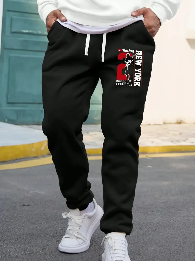 

The new men's trousers for Spring and Autumn 2025 feature street casual fashionable sporty and breathable 3D digital printing